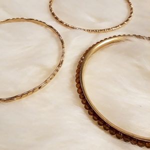 💗 Set of 3 Bangle Bracelets